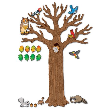 CARSON DELLOSA Big Tree with Animals Bulletin Board Set 110078